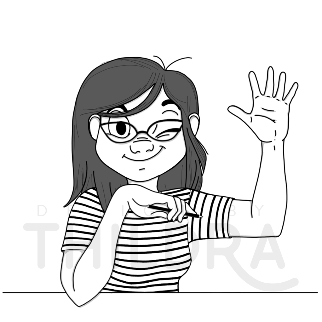 Cartoon selfie no3 large